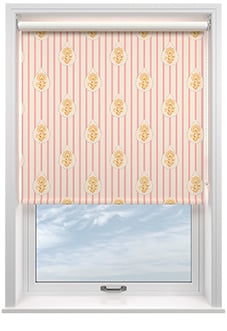 Petal & Block Bolli Stripe, Marigold - Roller Blind